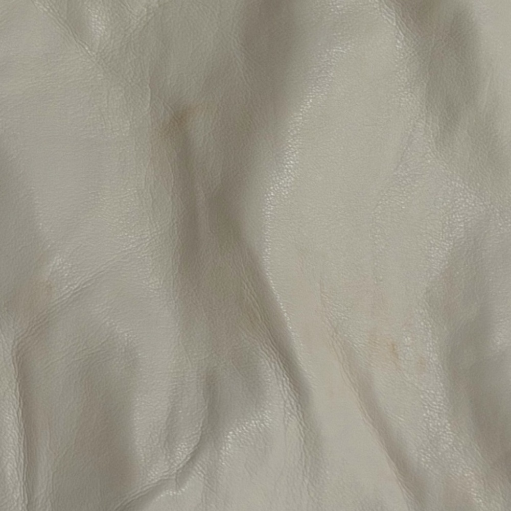 Alice + Olivia Women's Ria Vegan Leather Jacket size Small off white - Picture 8 of 9